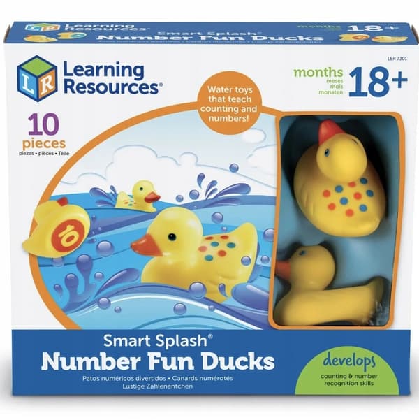 Learning Resources – clever digital bath ducks (10 pieces)