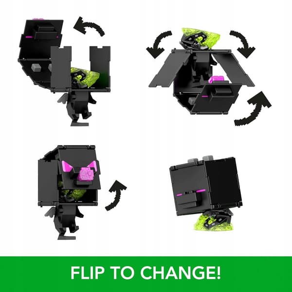 Minecraft Flippin' Figs 2 Transforming Figures: Sunny & Ender Dragon JCN27