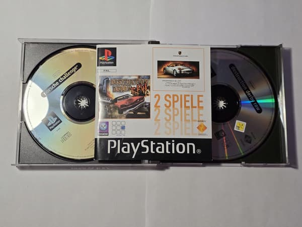 DESTRUCTION DERBY RAW PORSCHE CHALLENGE PS1