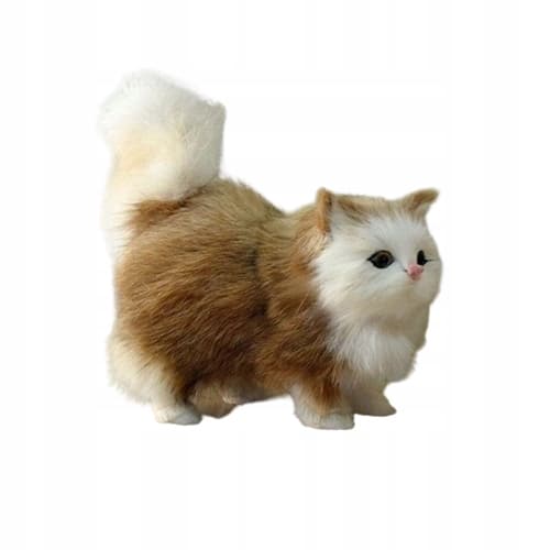 fluffy cat, kitten, figurine, soft toy, model 3