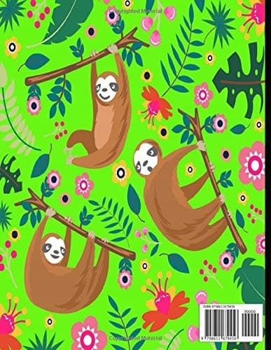My Awesome Comic Book: Light Green Sloth Comic Book, 110 pages. Create
