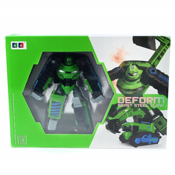 GREEN ROBOT 2-IN-1 CAR FIGURINE – QUICK TRANSFORMATION