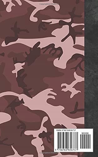 Mini Composition Notebook: 5" x 8", 100 pages, Lined Notebook, Camo