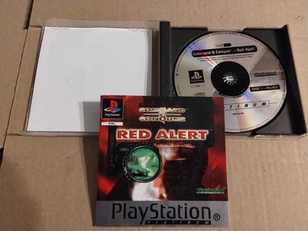 Command & Conquer: Red Alert PSX Allies CD game
