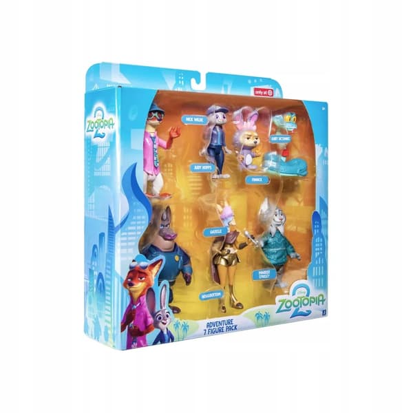 DISNEY Figures: 7 Zootopia movable Disney figures