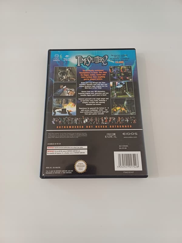TimeSplitters 2 for Nintendo GameCube (boxed)