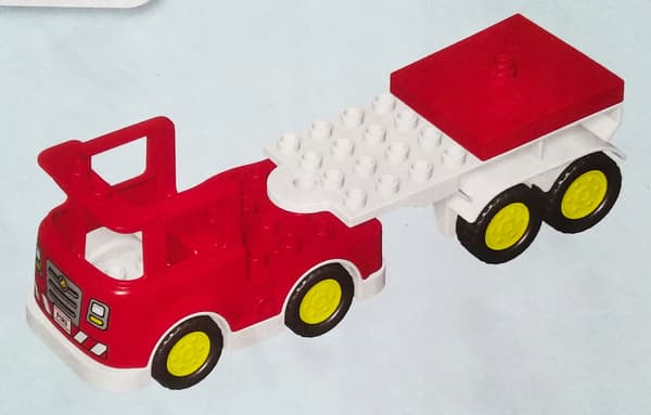 LEGO DUPLO lorry with trailer – new