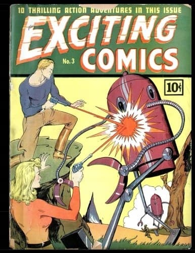 Exciting Comics #3: Classic Golden Age Comic, 1940