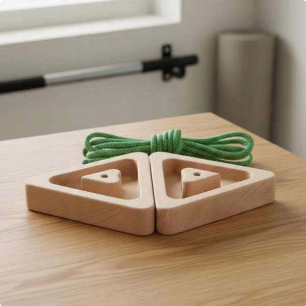 Solid wood finger strength trainer – Multifunctional wooden