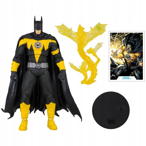Batman (Sinestro Corps; Gold Label) figure from the DC Multiverse range