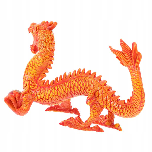 A UNIQUE CHINESE DRAGON FIGURINE FOR TABLE DECORATION