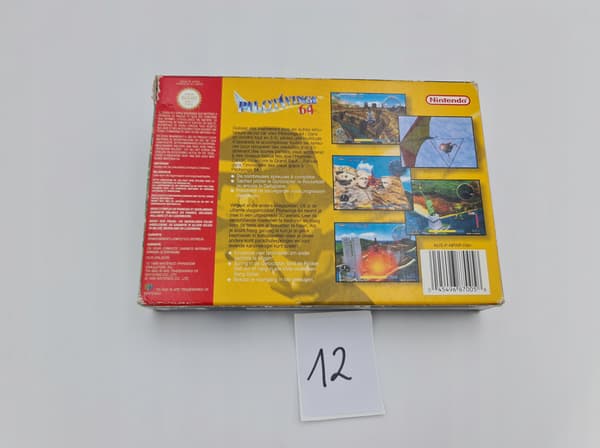 NINTENDO 64 PILOT WINGS 64 CARDBOARD BOX PAL VERSION