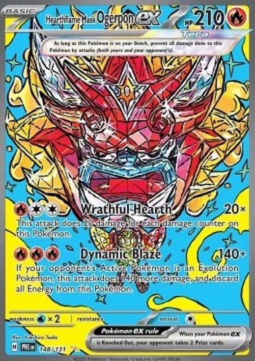 Pokemon Hearthflame Mask Ogerpon ex