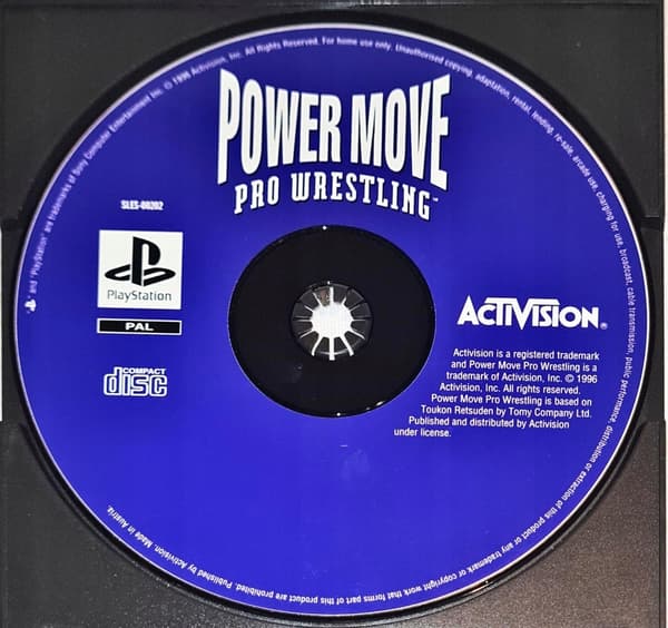 Power Move Pro Wrestling PSX – DISC ONLY – PLEASE READ THE DESCRIPTION!!!