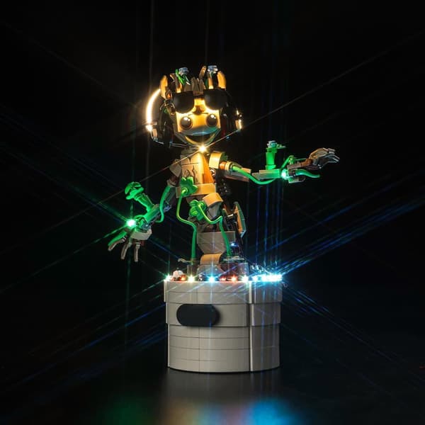 BrickBling Music Version ‘Dancing Groot’ 76297 LED lighting set