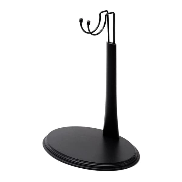Black 12-inch doll stand – Basic accessory for action figures – Model B stand