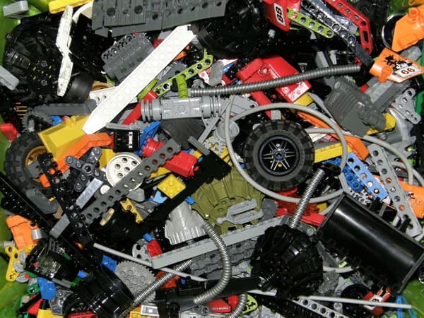 Lego Technic MIX – original bricks, 0.5 kg 0.5kg
