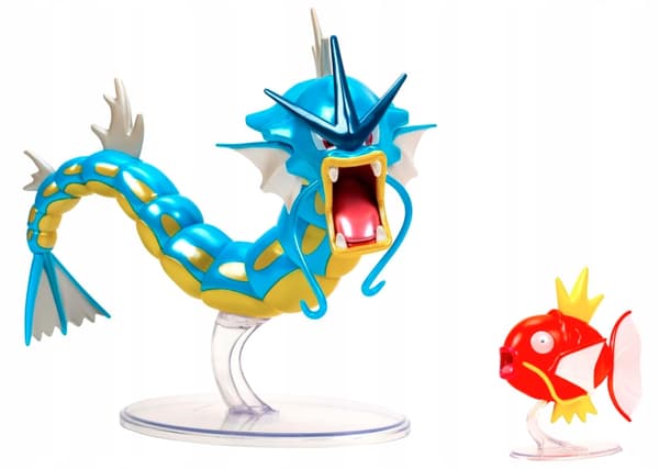 SET OF 2 POKÉMON SELECT EVOLUTION PACK FIGURES: MAGIKARP AND GYARADOS – GIFT SET