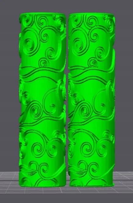 Ruyi Cloud Pattern V348 Texturing Roller – cloud pattern