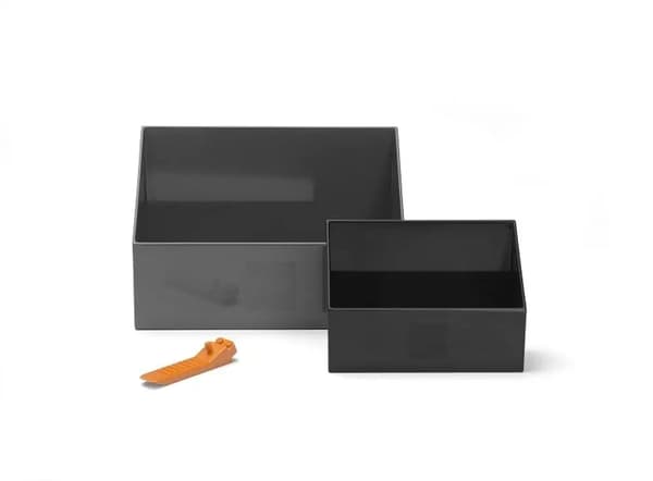 LEGO Dustpan Set with Diverter (Grey/Black) LEGO