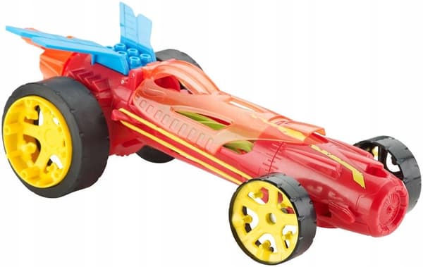 HOT WHEELS SELF-WINDING RACING CAR, RED, 4+