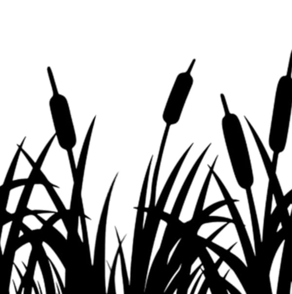 Texturing Roller for Modelling – Cattails Pattern V269