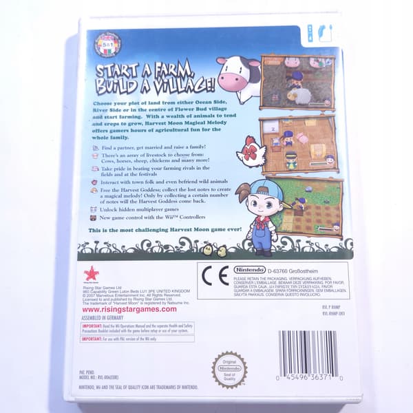 HARVEST MOON MAGICAL MELODY / NINTENDO Wii