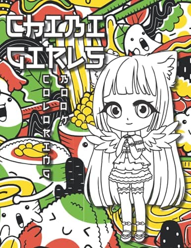 Japanese Sakura Colouring Book