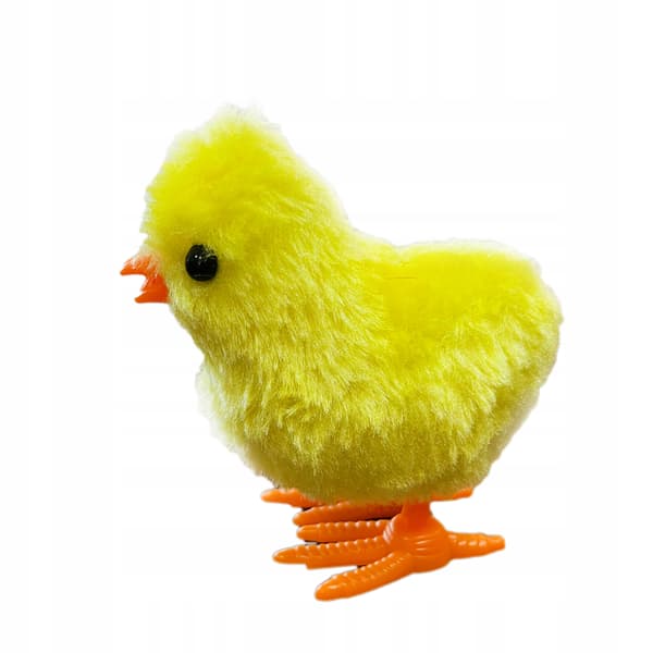 SPIN-ROLL CHICKEN, YELLOW HEN, JUMPING CHICK, EASTER, SPRING, COUNTRYSIDE