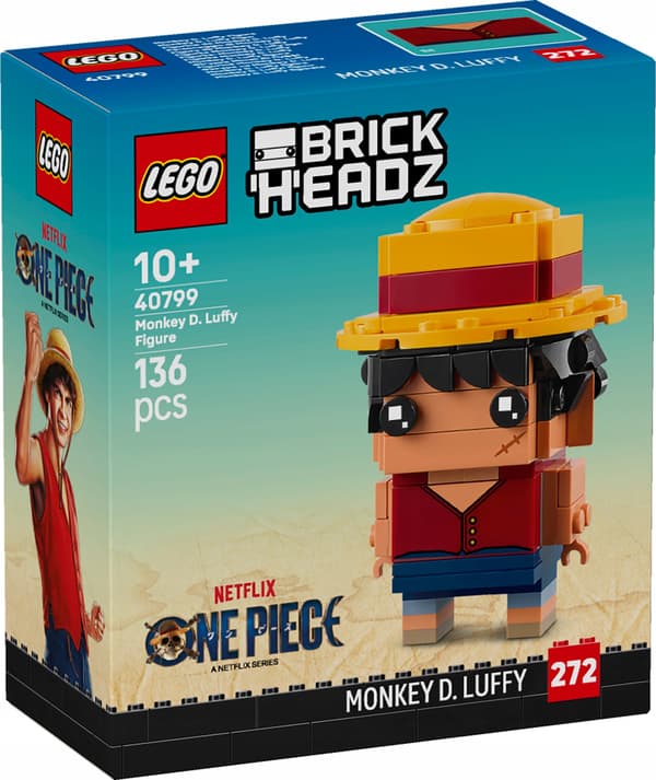 LEGO BrickHeadz 40799 Monkey D. Luffy Figure
