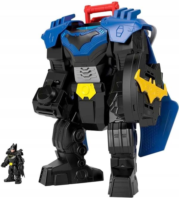 FISHER PRICE IMAGINEXT BATMAN robot – large figure, 36 cm, interactive toy