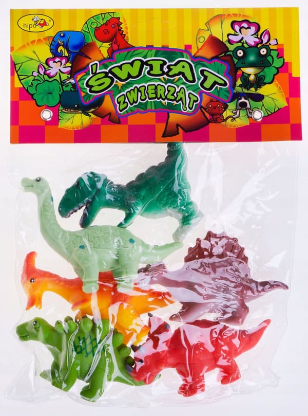FUNNY DINOSAURS – 6 PIECES IN A BAG [FIGURINES]