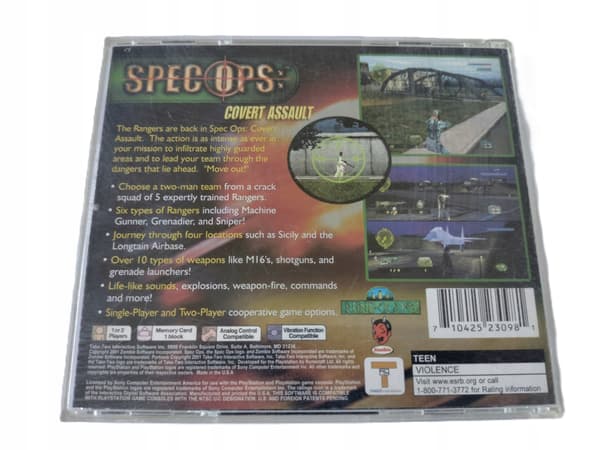 SPEC OPS COVERT ASSAULT PSX PS1 ENG NTSC U/C