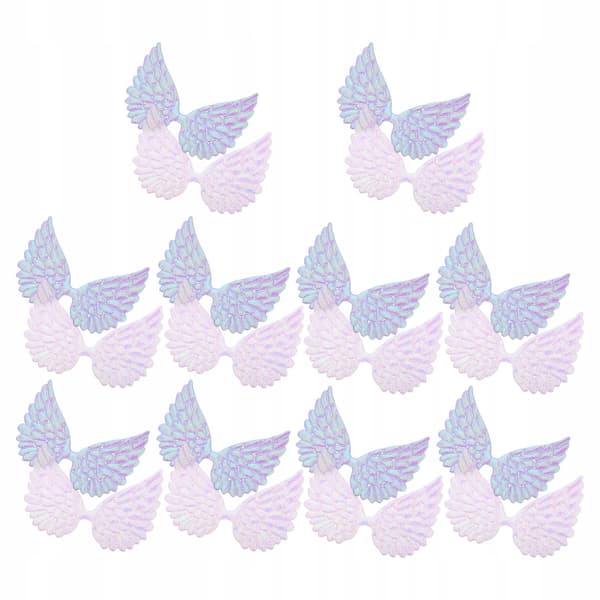 20 mini plastic wings for decoration