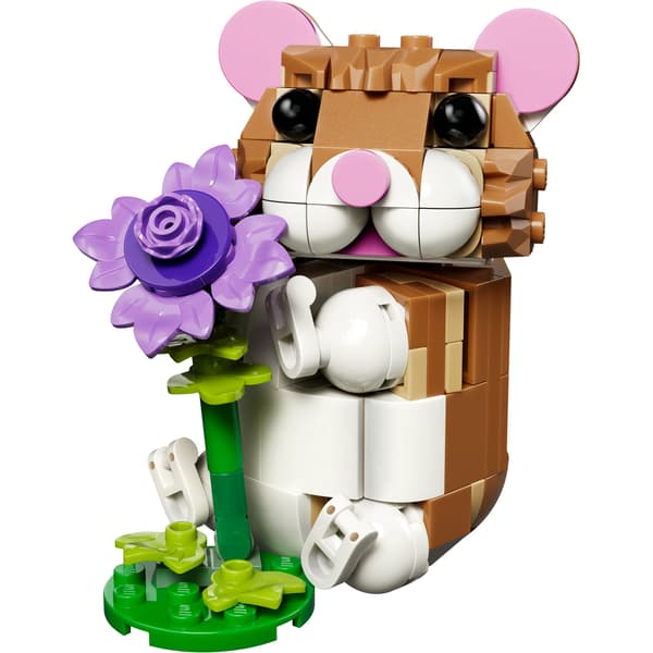 LEGO Creator: Adorable Hamster with a Flower – 3-in-1