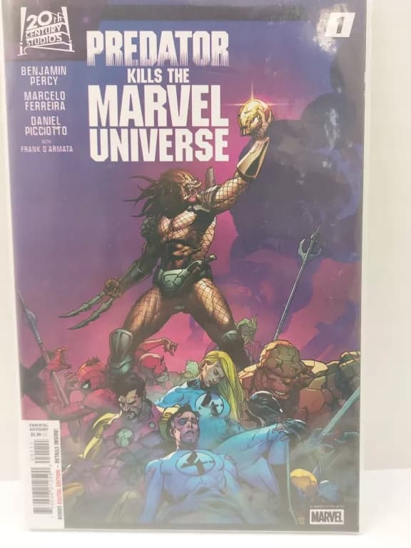 PREDATOR KILLS THE MARVEL UNIVERSE by Benjamin Percy