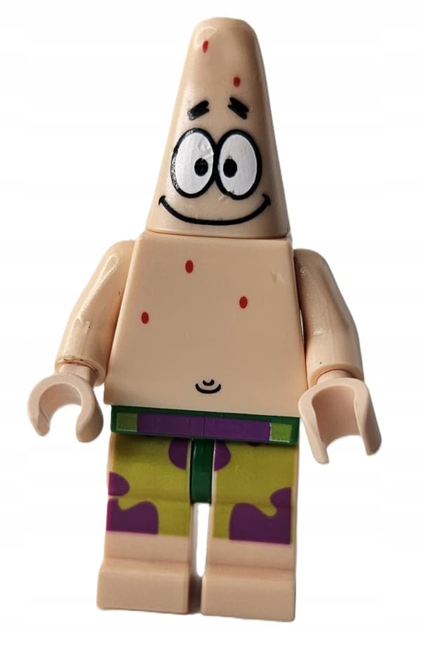 Lego Figure bob002 SpongeBob Patrick DEFECT /