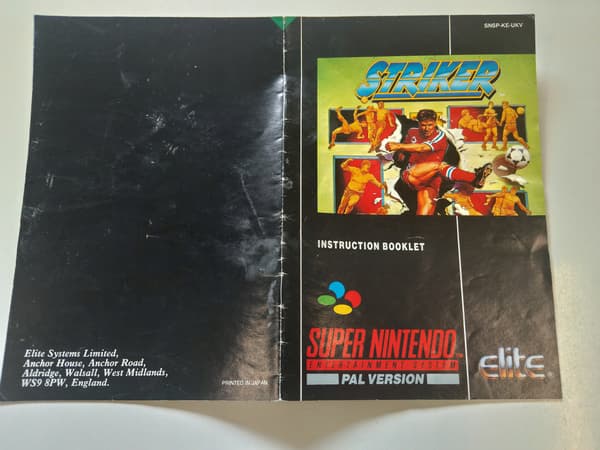 STRIKER SNES PAL NINTENDO ENG