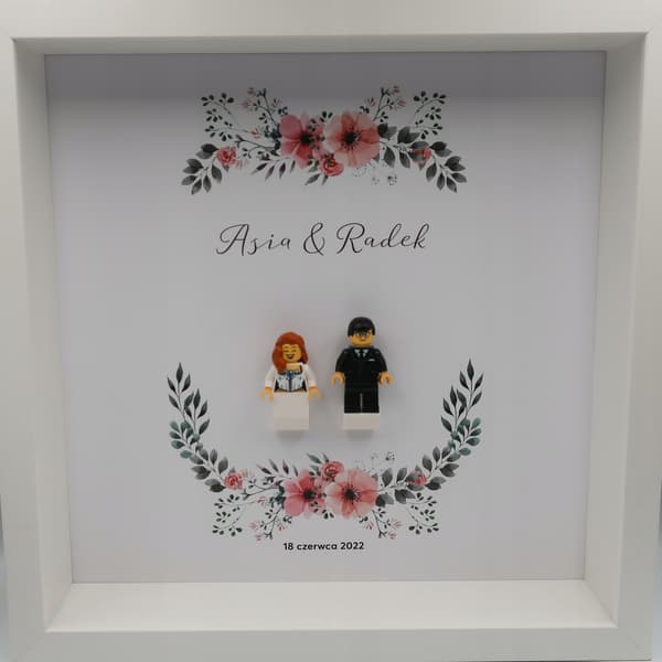 WEDDING FRAME – A WEDDING GIFT FEATURING LEGO FIGURES