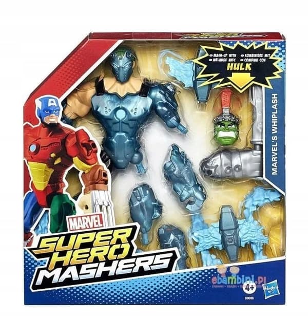 Hasbro Super Hero Mashers WHIPLASH Figure B0696