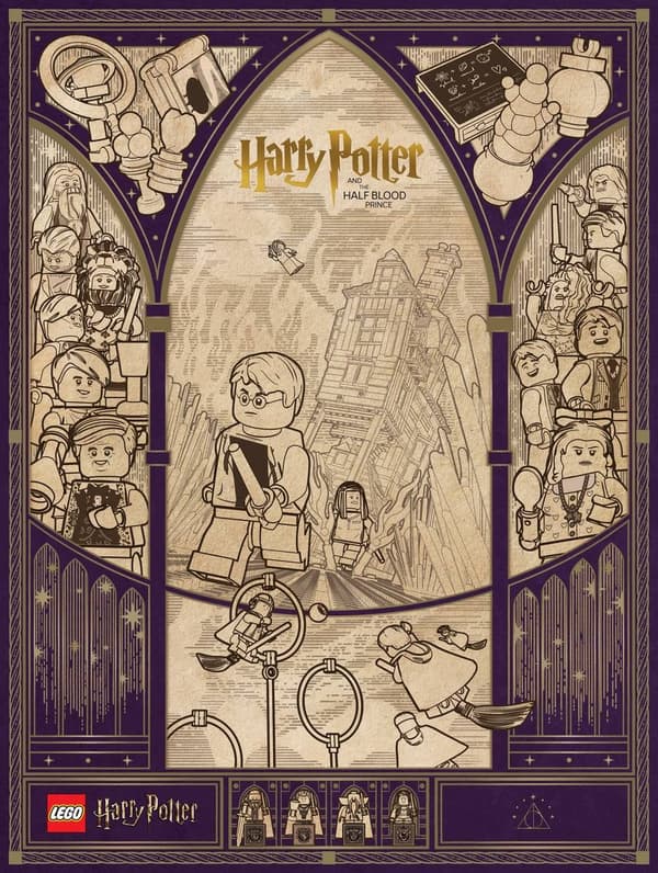4 LEGO Insiders VIP Harry Potter posters, second edition, Sets 5–8. 5009593