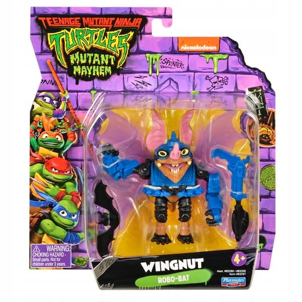 Teenage Mutant Ninja Turtles: Mutant Mayhem 4-inch Wingnut Basic Action Figure