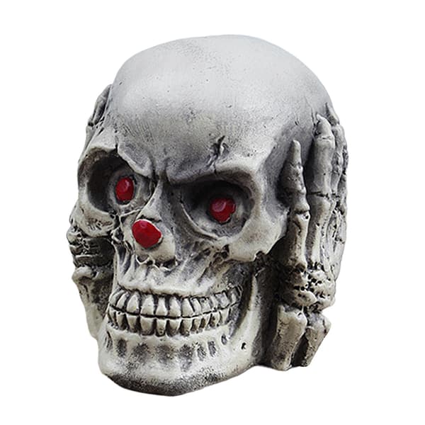 See No Evil, Hear No Evil, Speak No Evil – Stacked Tower Gothic Tabletop Decor