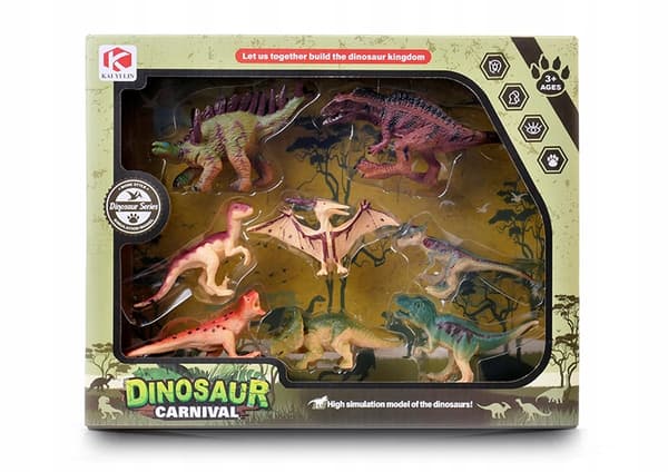 Dinosaurs, 8-piece set