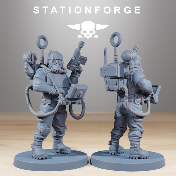 GrimGuard Hunters – Station Forge – 3D-utskrift