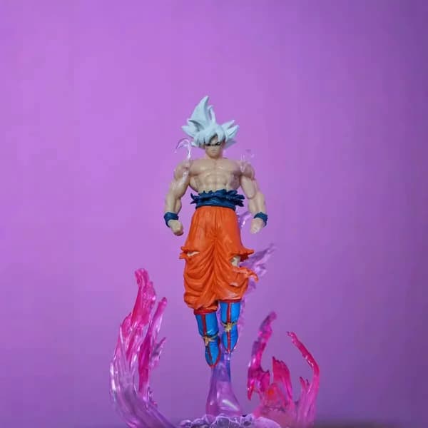 Dragon Ball Super Ultra Instinct Goku LED Figurine – 24cm Decoration