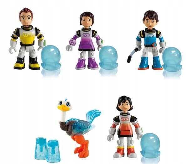 Miles from the Future – 5 figures – Leo – Loretta – Miles – Merc – Phoebe