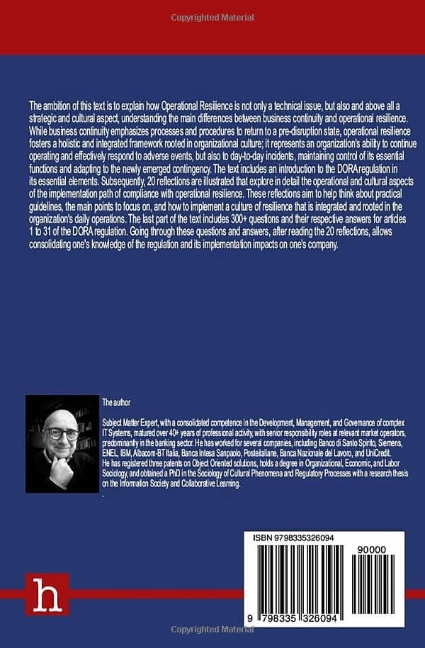 Messina, Dr Massimo: Compliance with the Digital Operational Resilience Act
