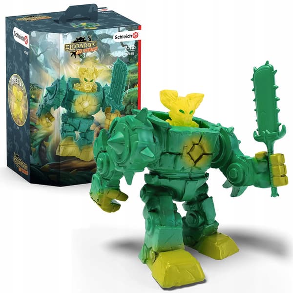 Schleich 42548 Eldrador Stone Robot Mini Creatures Stone Figure, 13 cm