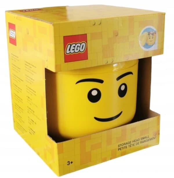 LEGO Iconic HEAD container, SMALL, 16 x 16 x 18.5 cm